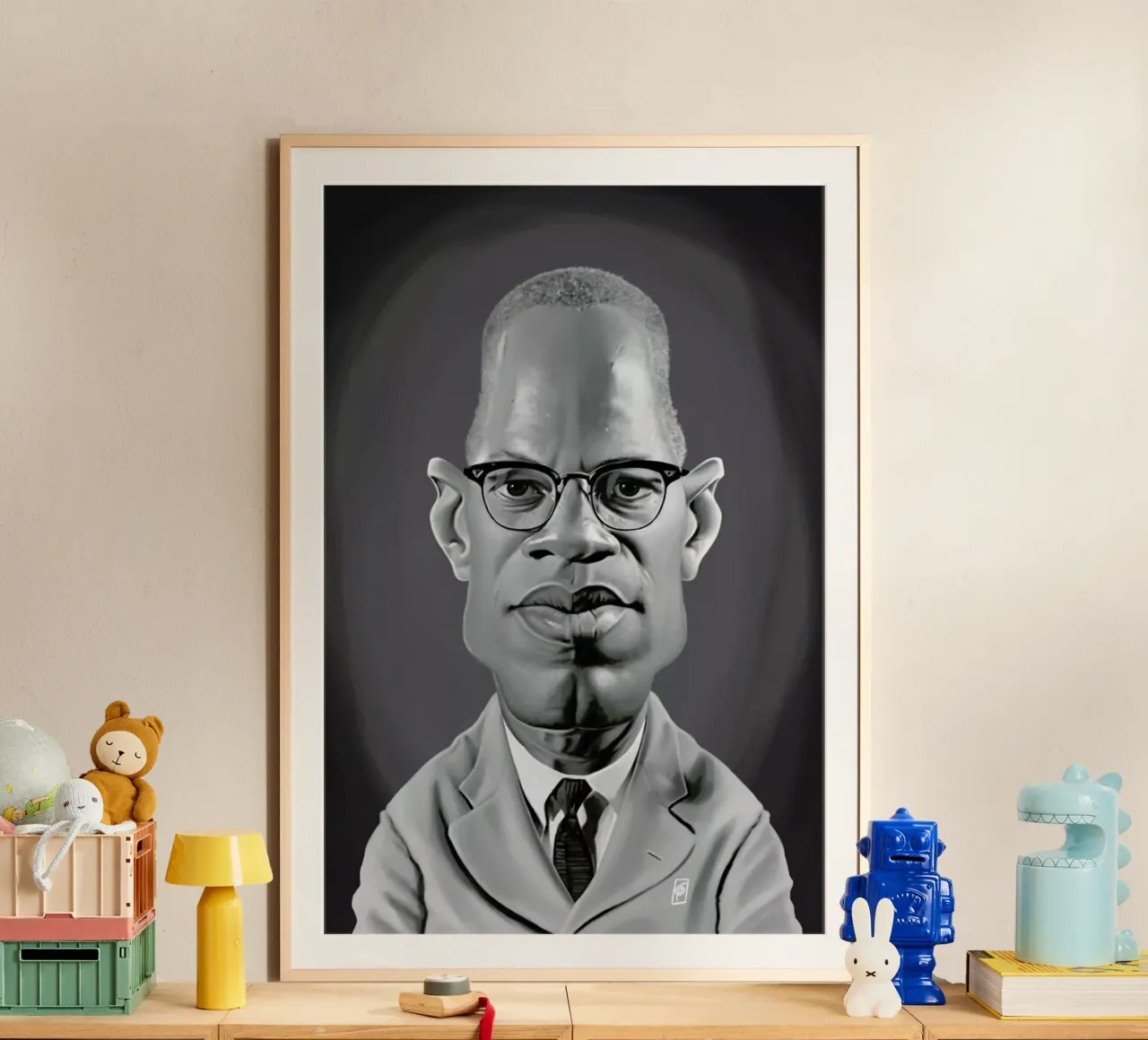 Malcolm X poster da Rob Art | Illustration