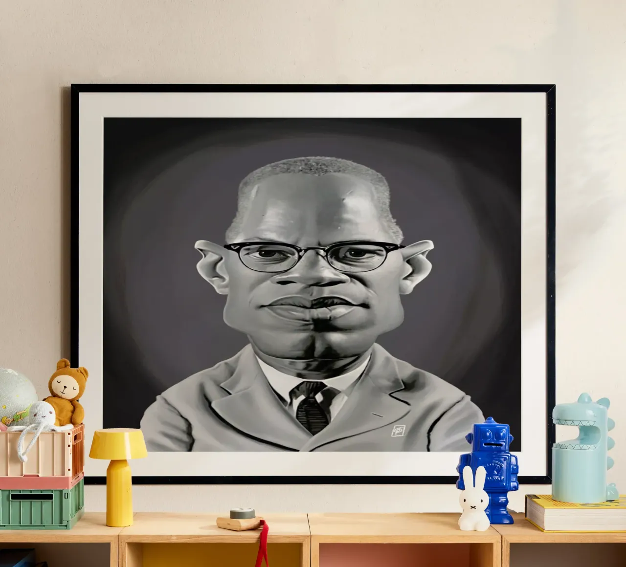 Malcolm X poster da Rob Art | Illustration