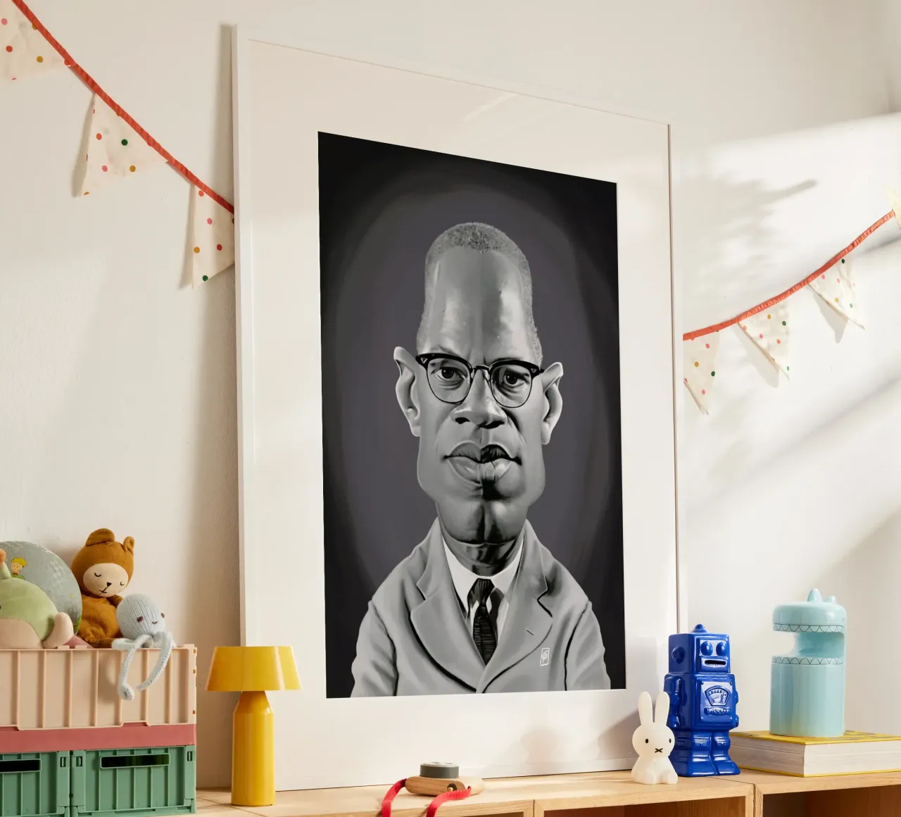 Malcolm X poster da Rob Art | Illustration