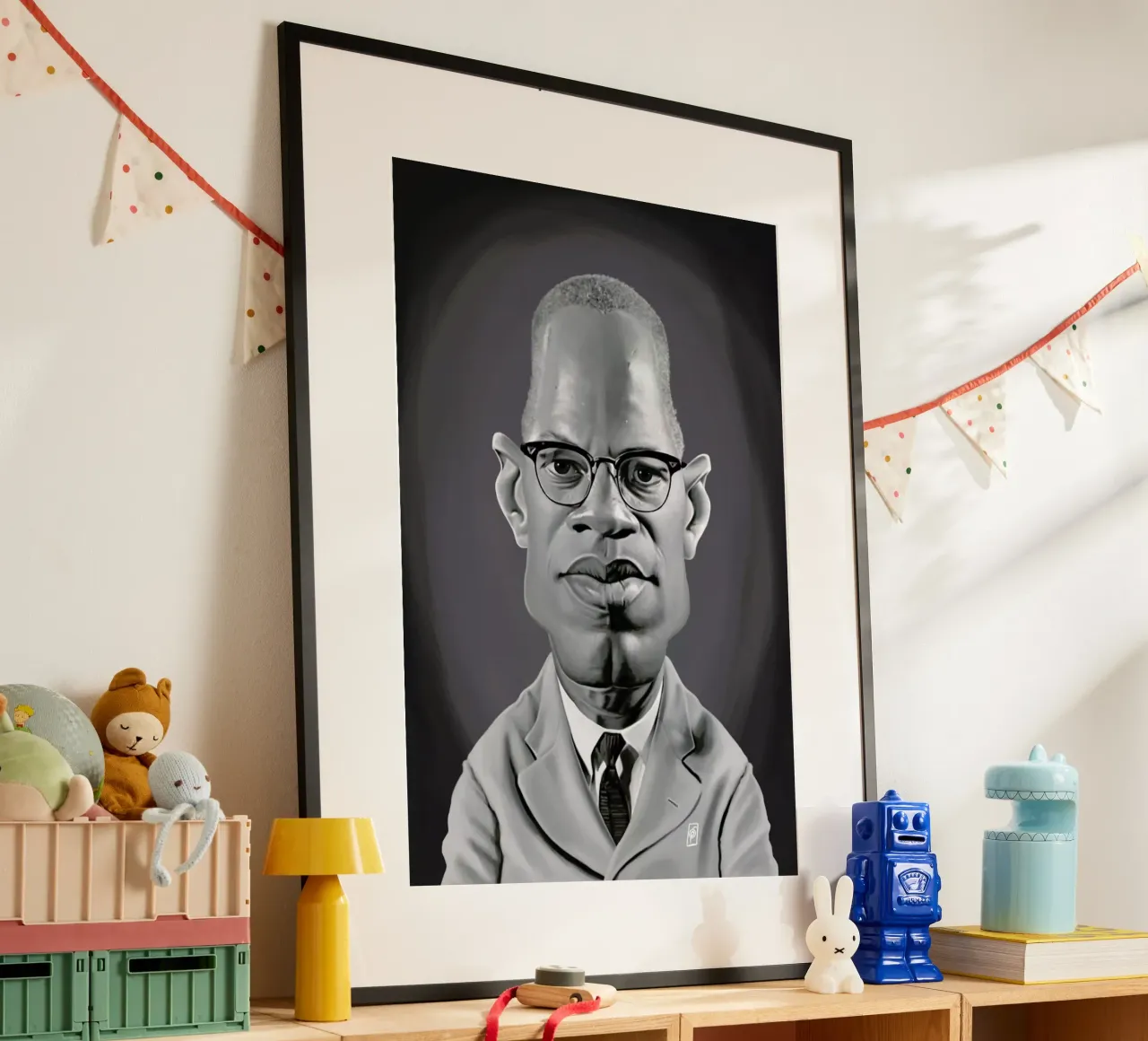 Malcolm X poster da Rob Art | Illustration