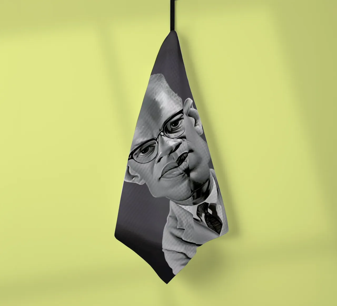 Malcolm X canovaccio da cucina da Rob Art | Illustration