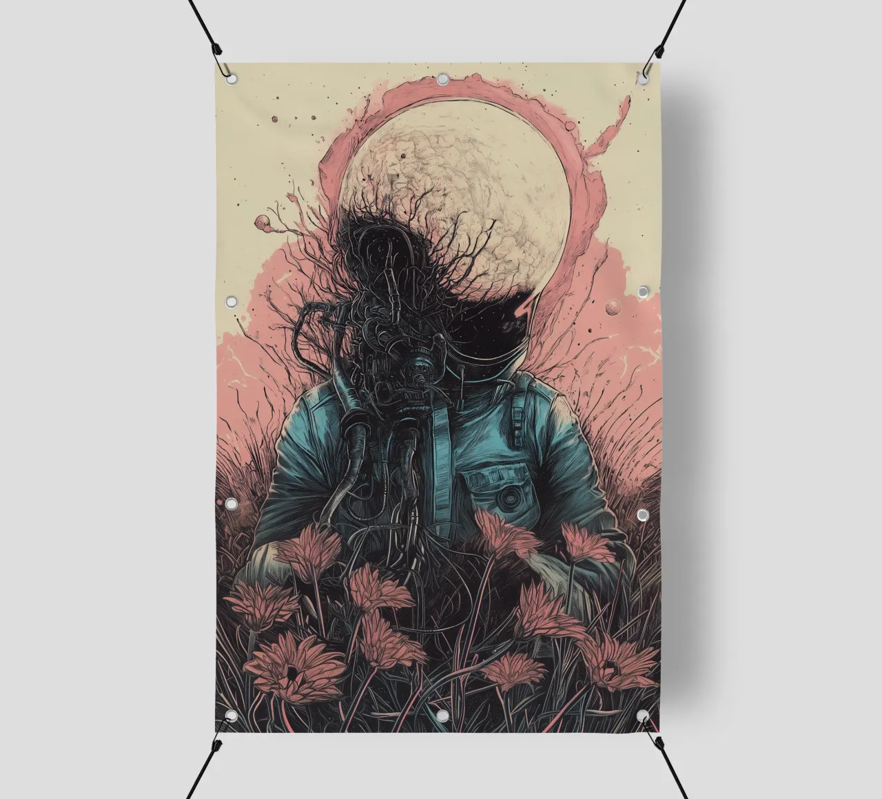 dreamy astronaut telo in pvc da Synthaira