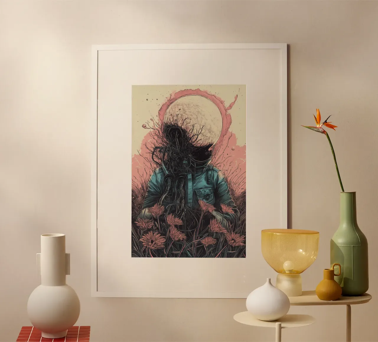dreamy astronaut carta hahnemühle da Synthaira