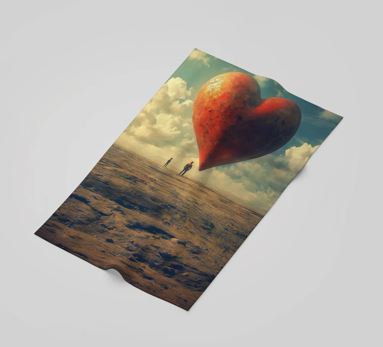 Big heart in the desert telo mare da Synthaira