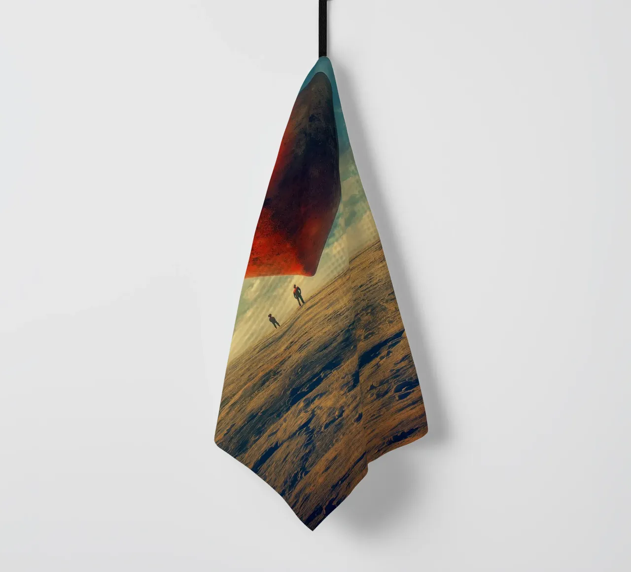 Heart of the World - Surreal Symbolic Landscape Print canovaccio da cucina da Synthaira