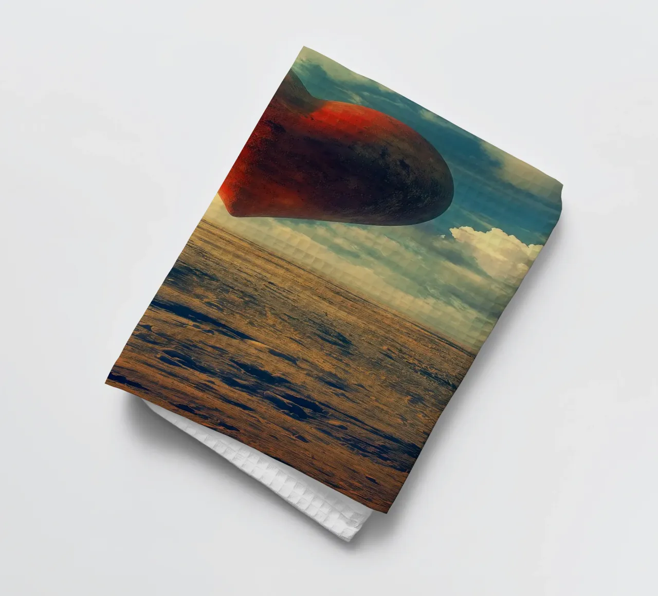 Heart of the World - Surreal Symbolic Landscape Print canovaccio da cucina da Synthaira