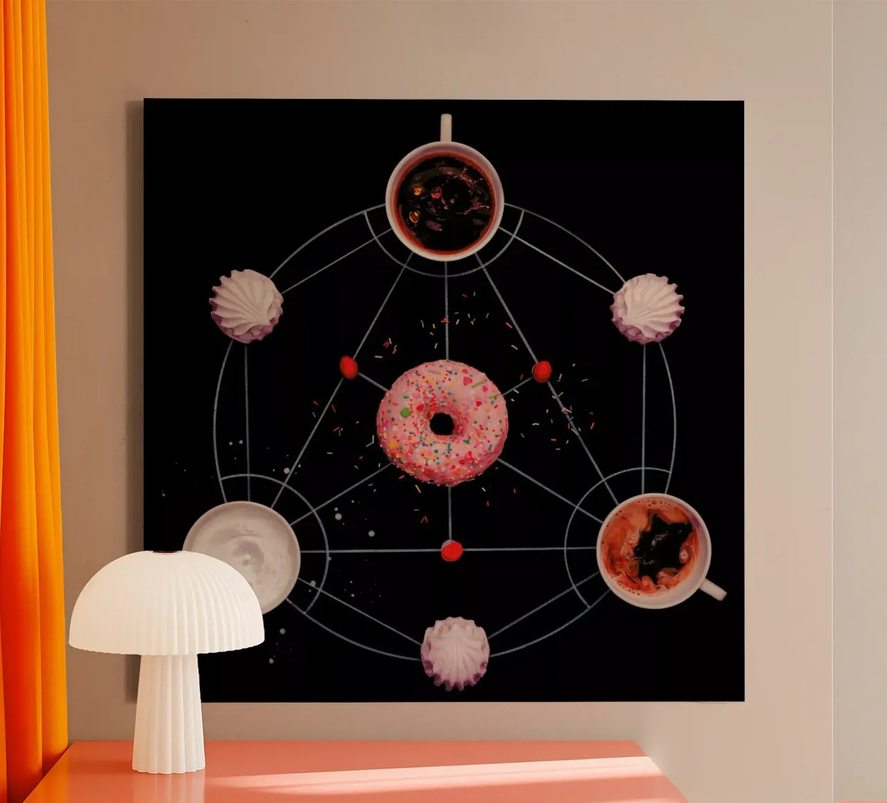 Sweet Alchemy Of Cooking - Dina Belenko tela con Cornice a cassetta da Pictufy
