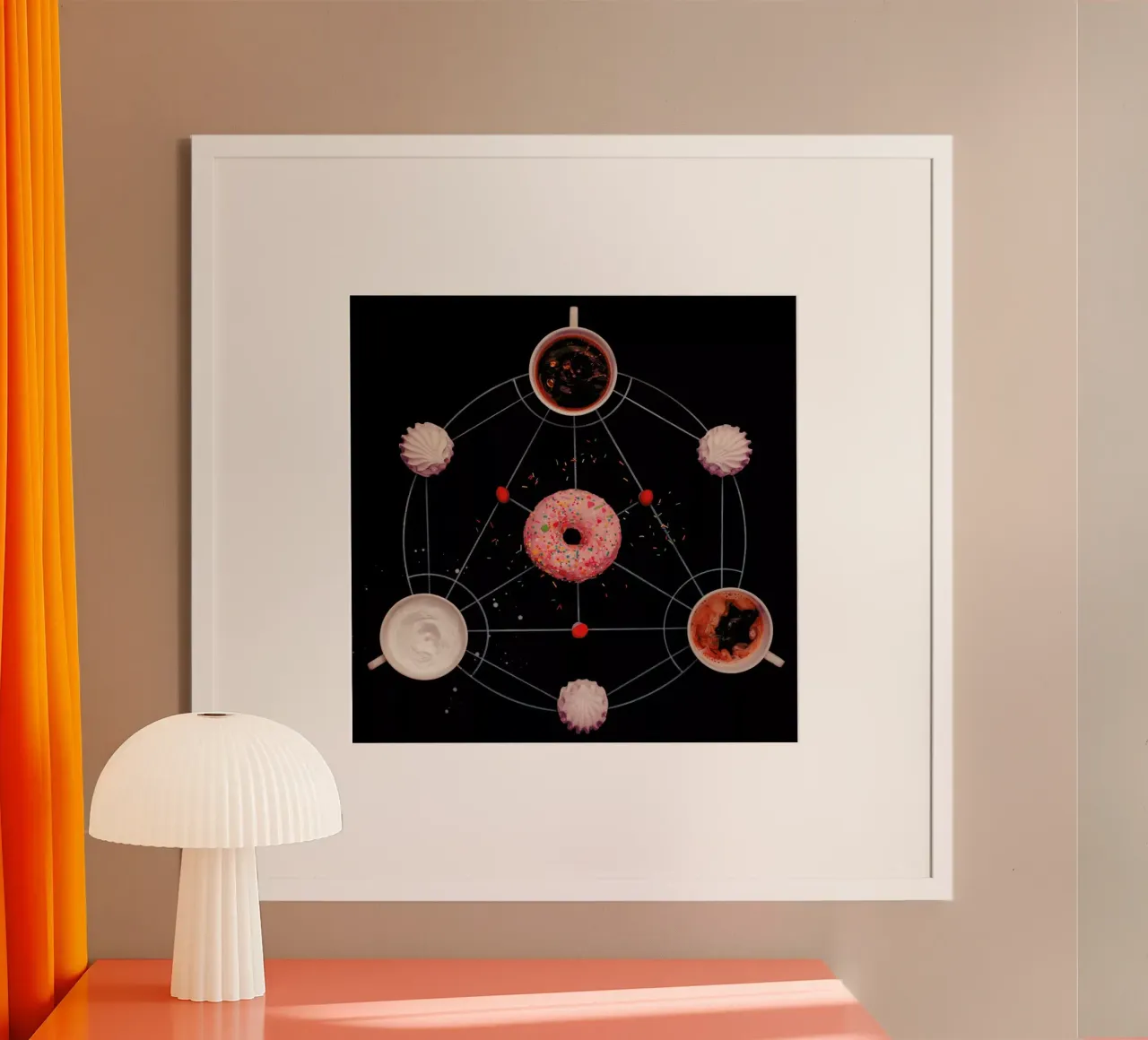 Sweet Alchemy Of Cooking - Dina Belenko poster con telaio in plastica da Pictufy