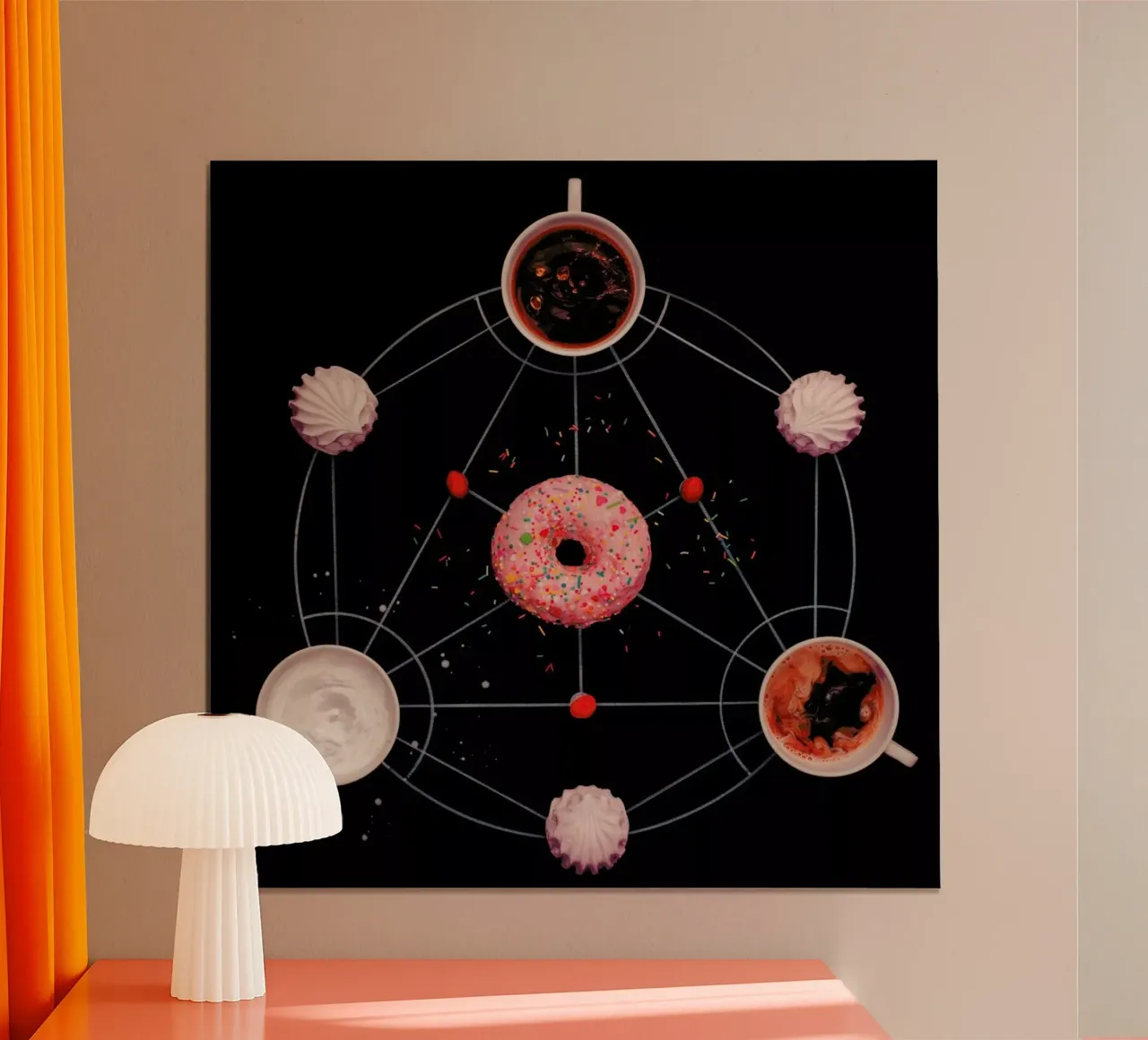 Sweet Alchemy Of Cooking - Dina Belenko poster con telaio in plastica da Pictufy