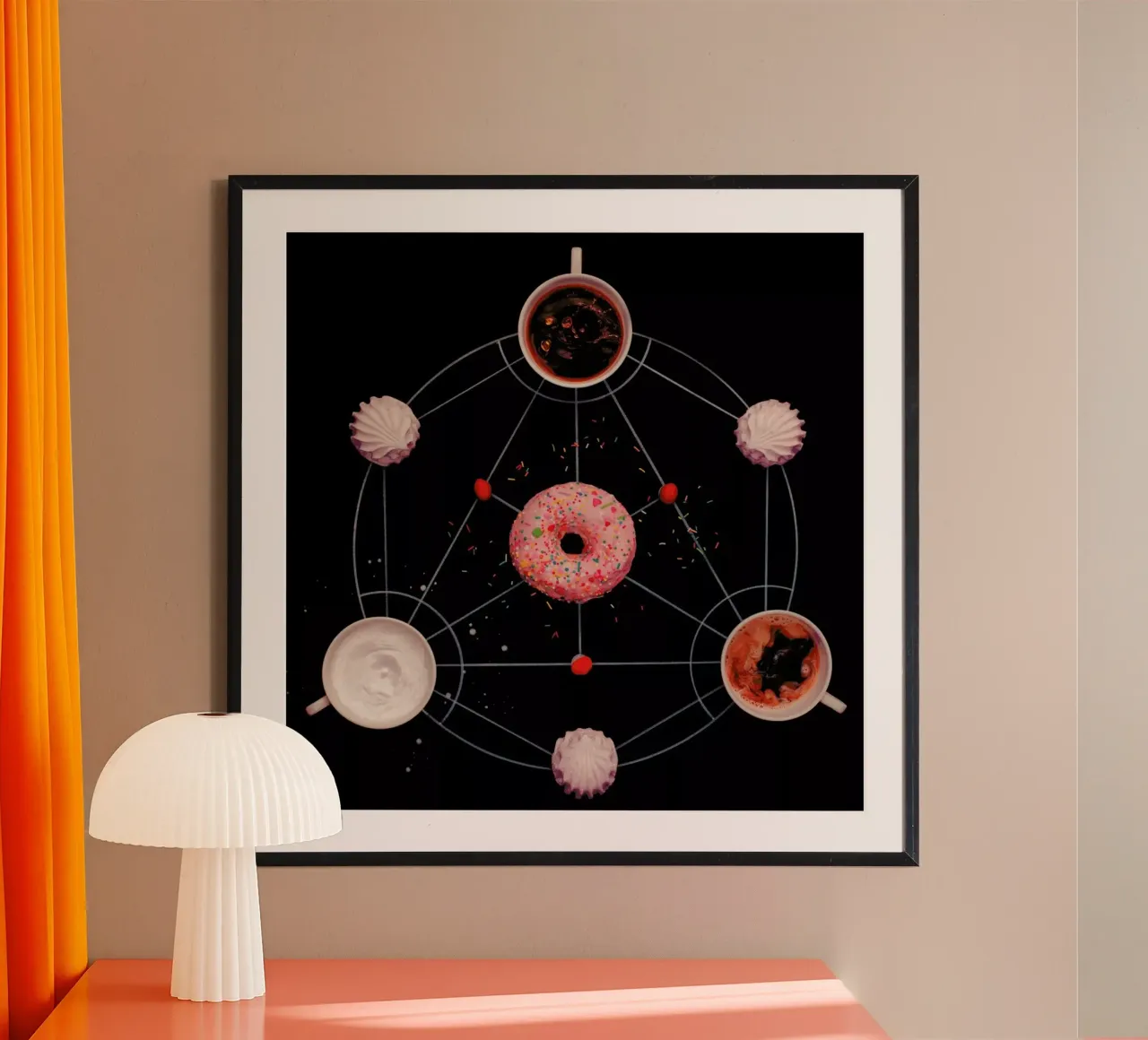 Sweet Alchemy Of Cooking - Dina Belenko poster con telaio in plastica da Pictufy