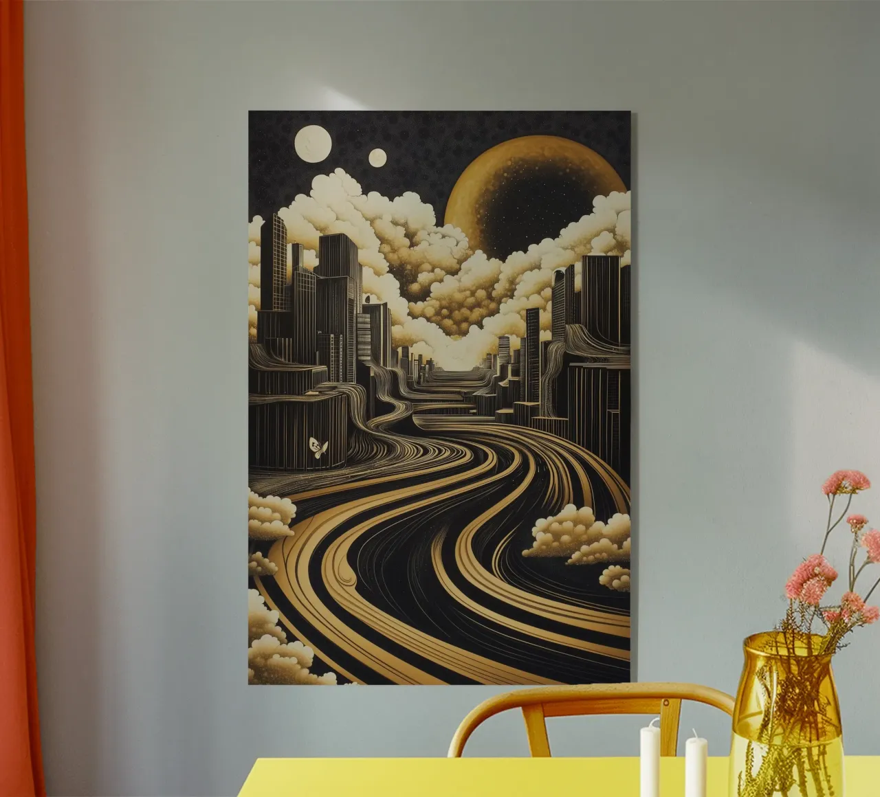 Abstract city plexiglass da Synthaira