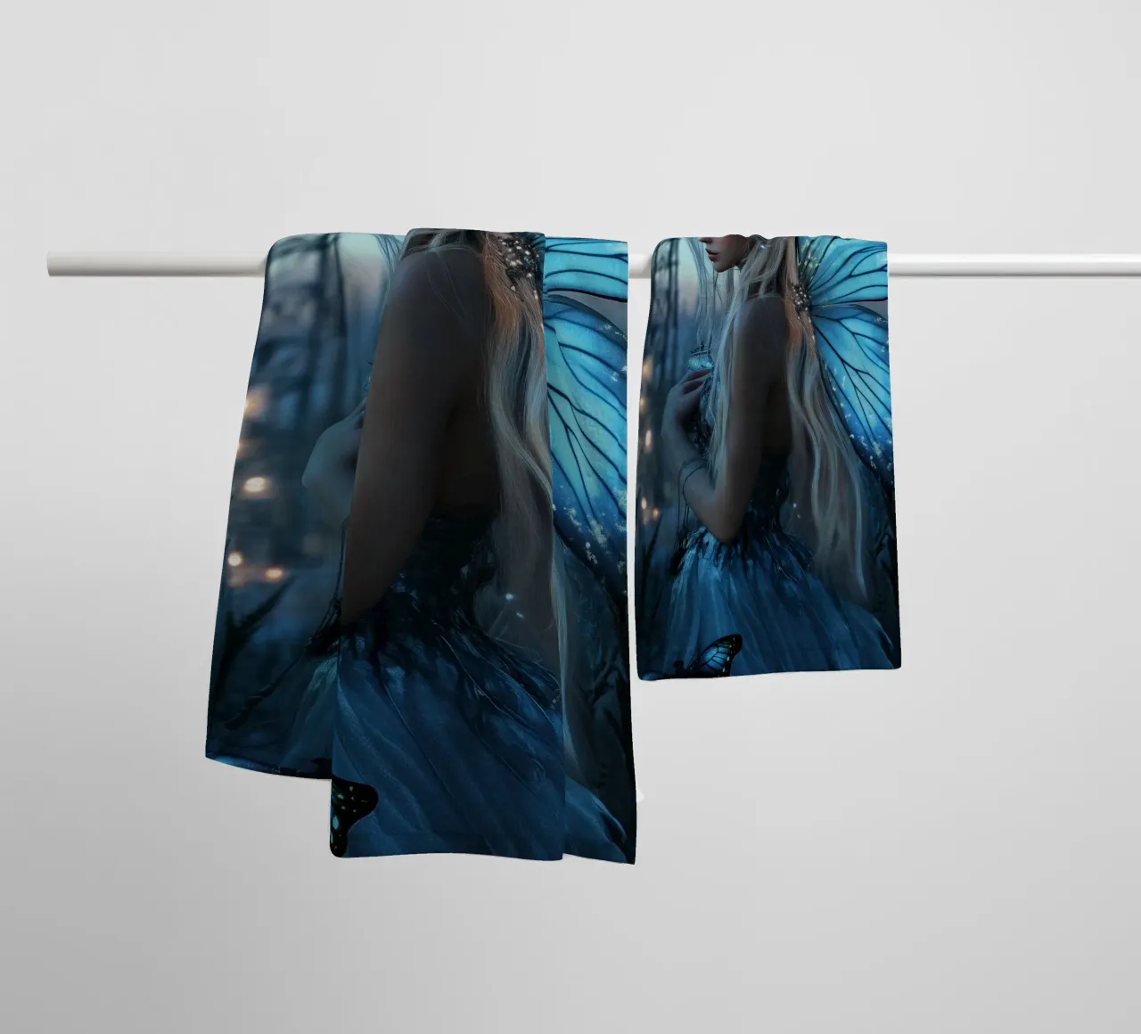 Blue fairy asciugamano da bagno da Synthaira