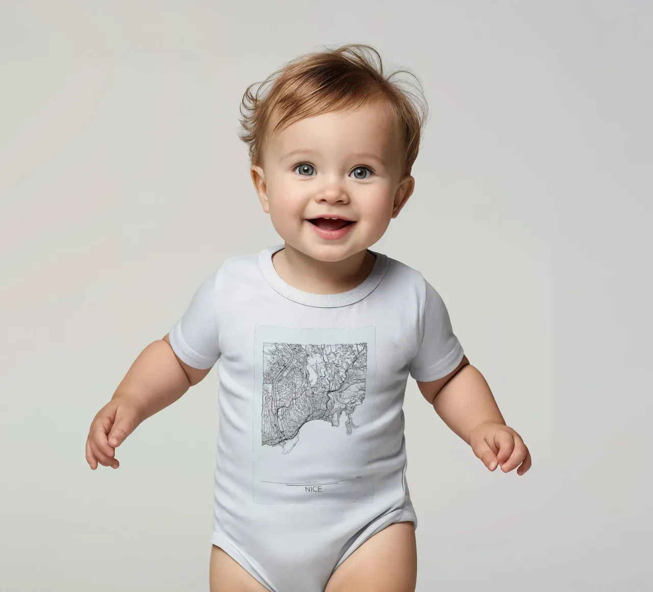 Nice Minimal body neonato maniche corte da Hubert Roguski