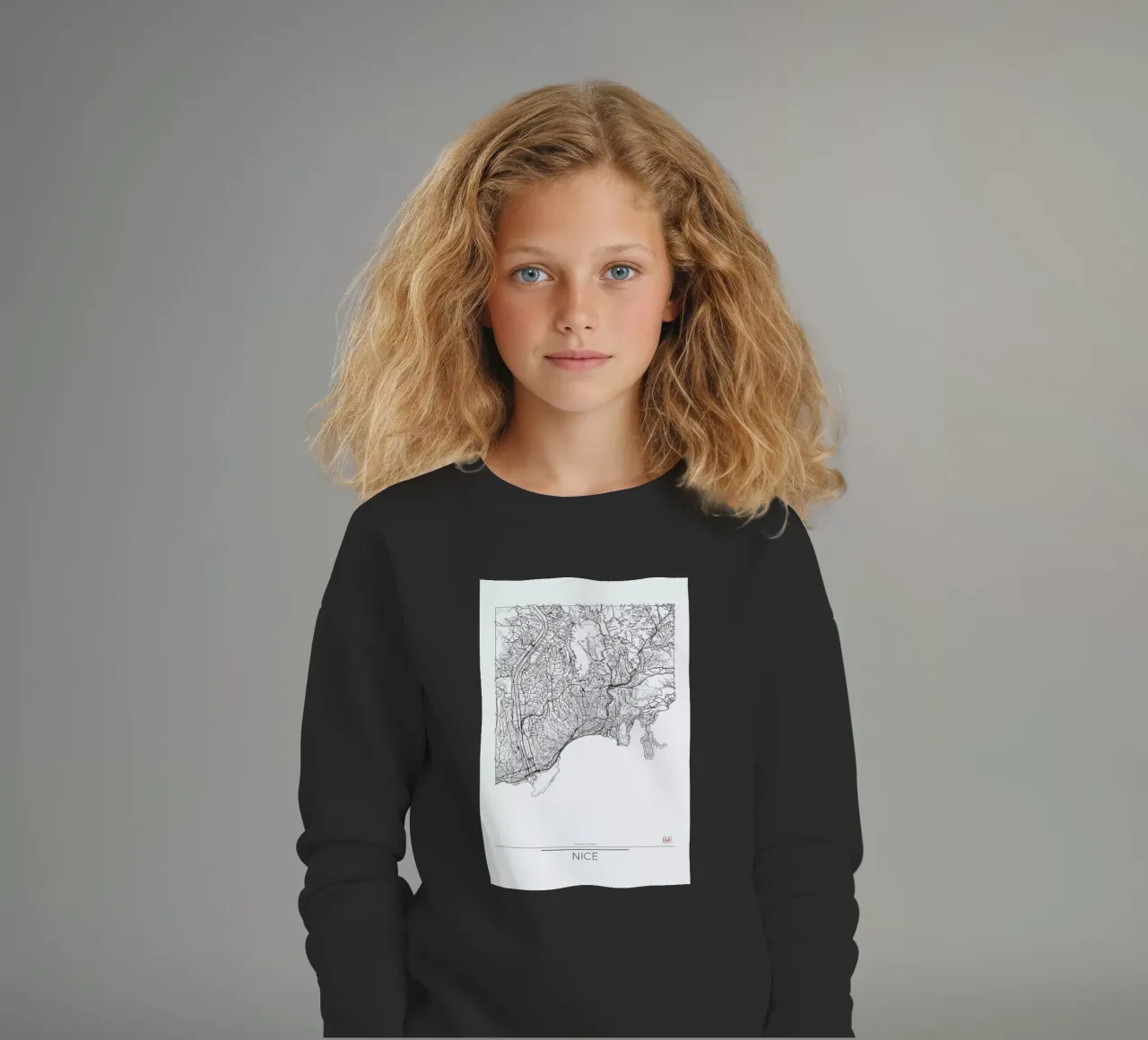 Nice Minimal felpa bambino da Hubert Roguski