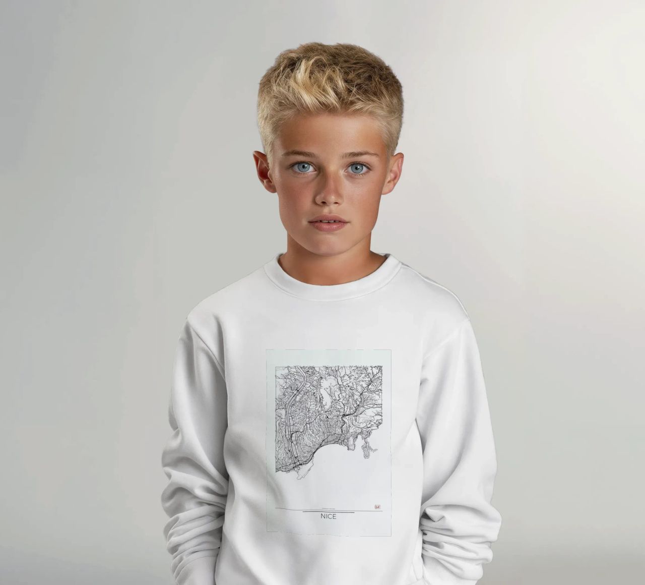 Nice Minimal felpa bambino da Hubert Roguski