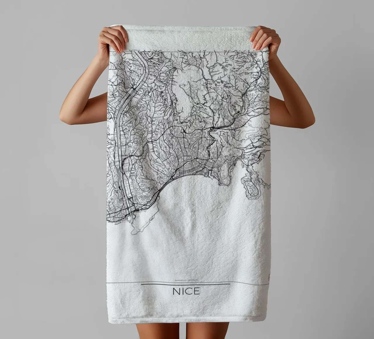 Nice Minimal asciugamano da bagno da Hubert Roguski