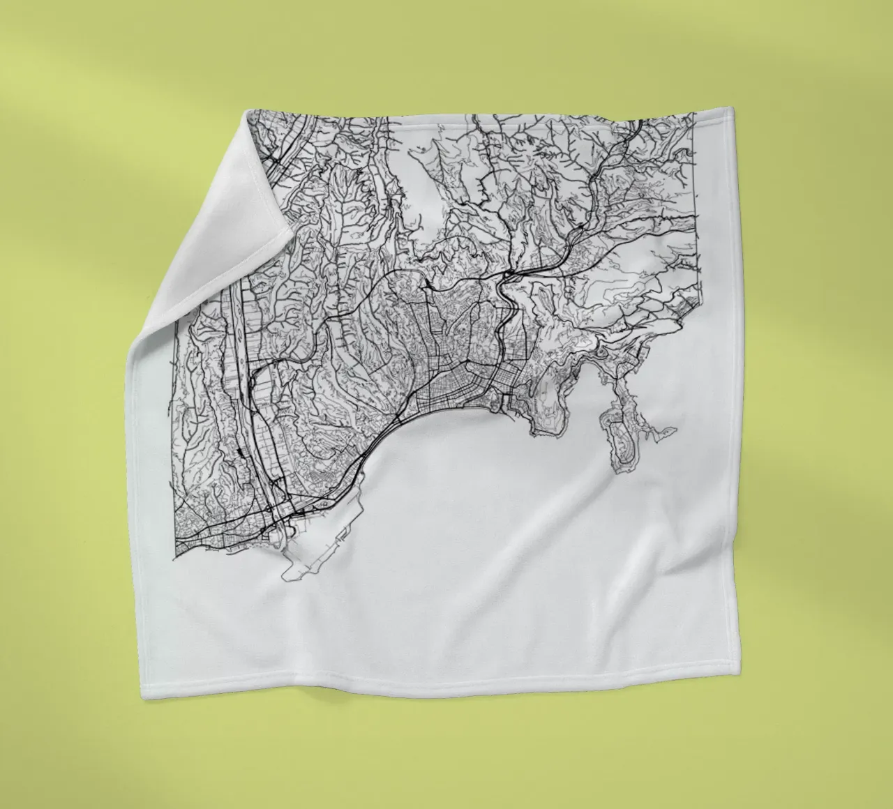 Nice Minimal coperta in pile da Hubert Roguski