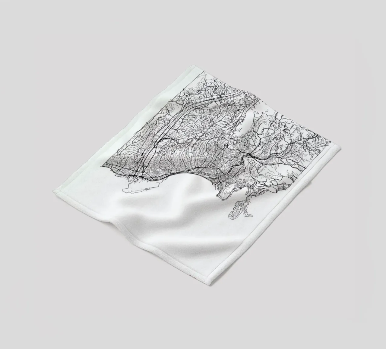 Nice Minimal coperta in pile da Hubert Roguski