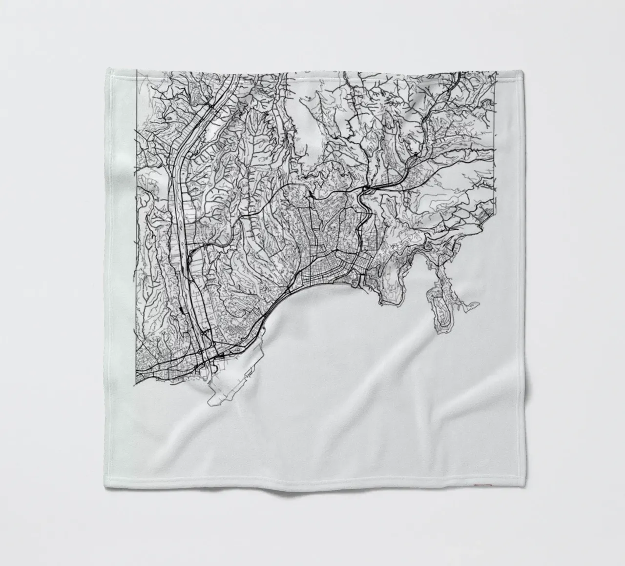 Nice Minimal coperta in pile da Hubert Roguski