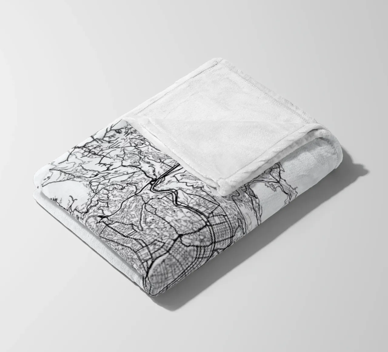 Nice Minimal coperta in pile da Hubert Roguski