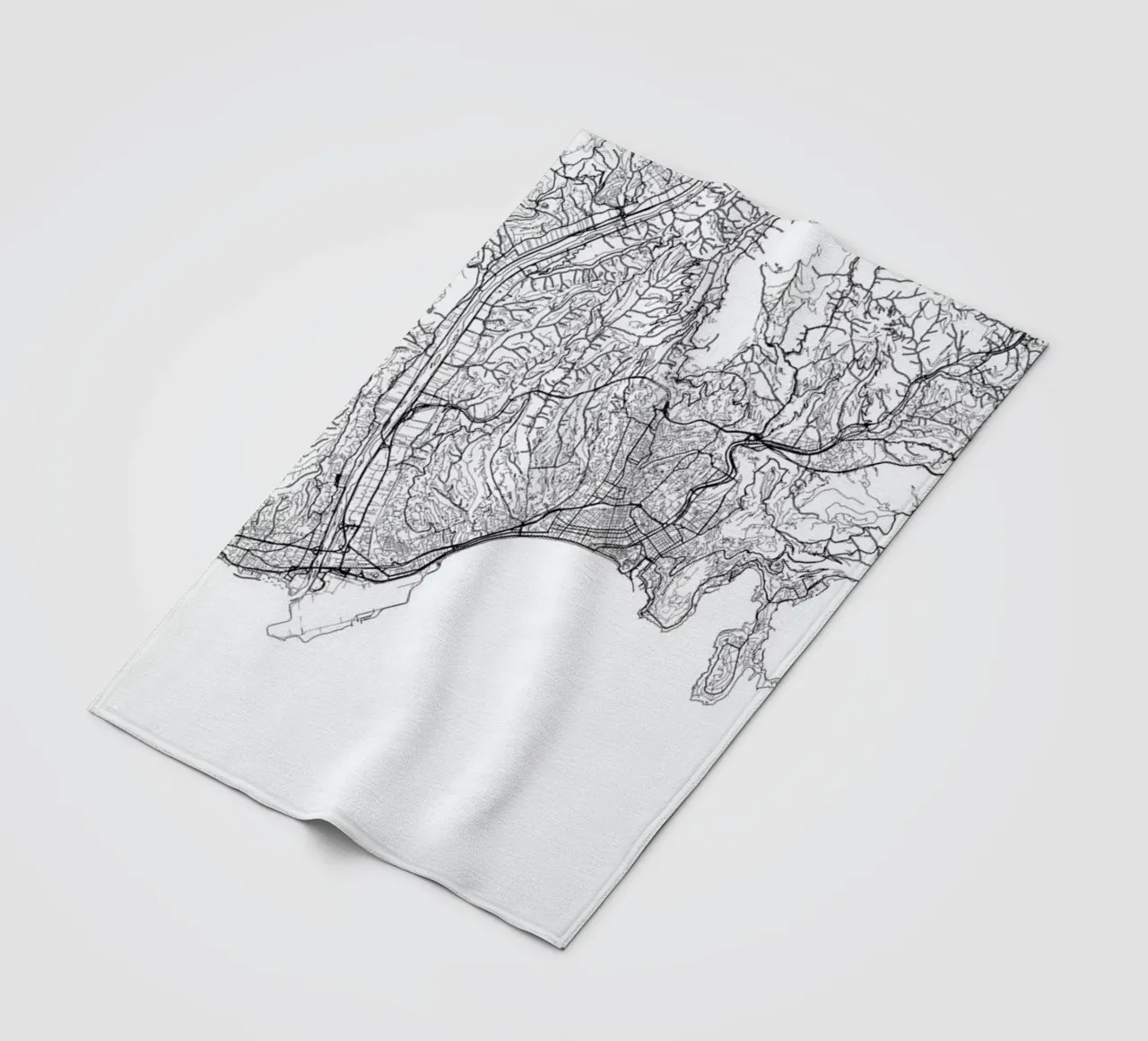 Nice Minimal coperta in pile da Hubert Roguski