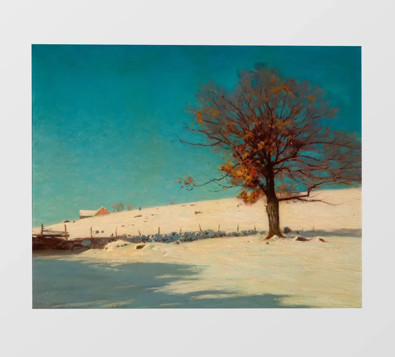 L. Birge Harrison: Vecchie querce sfiduciate pellicola backlit da Little Art Histories