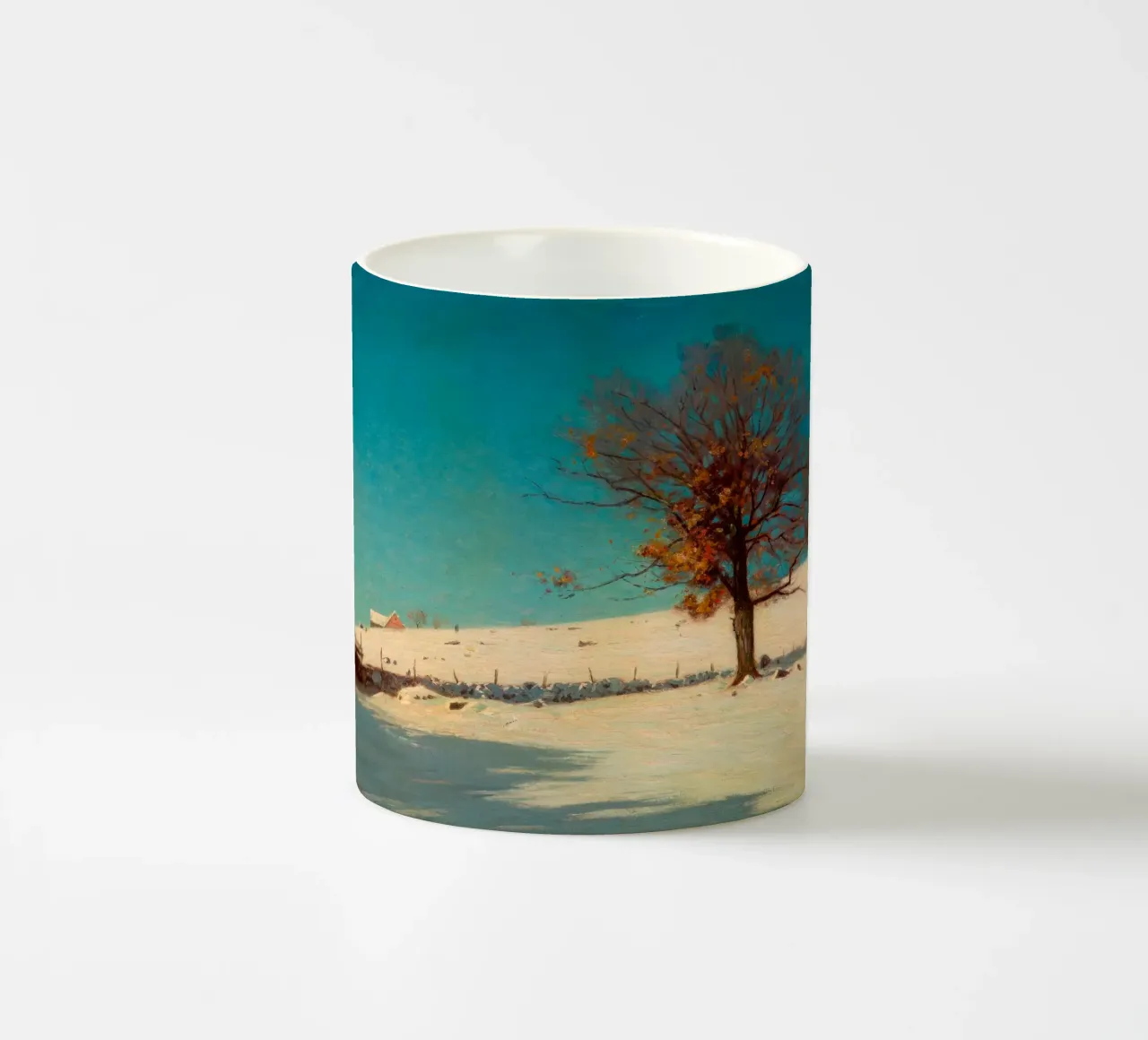 L. Birge Harrison: Vecchie querce sfiduciate tazza in ceramica da Little Art Histories