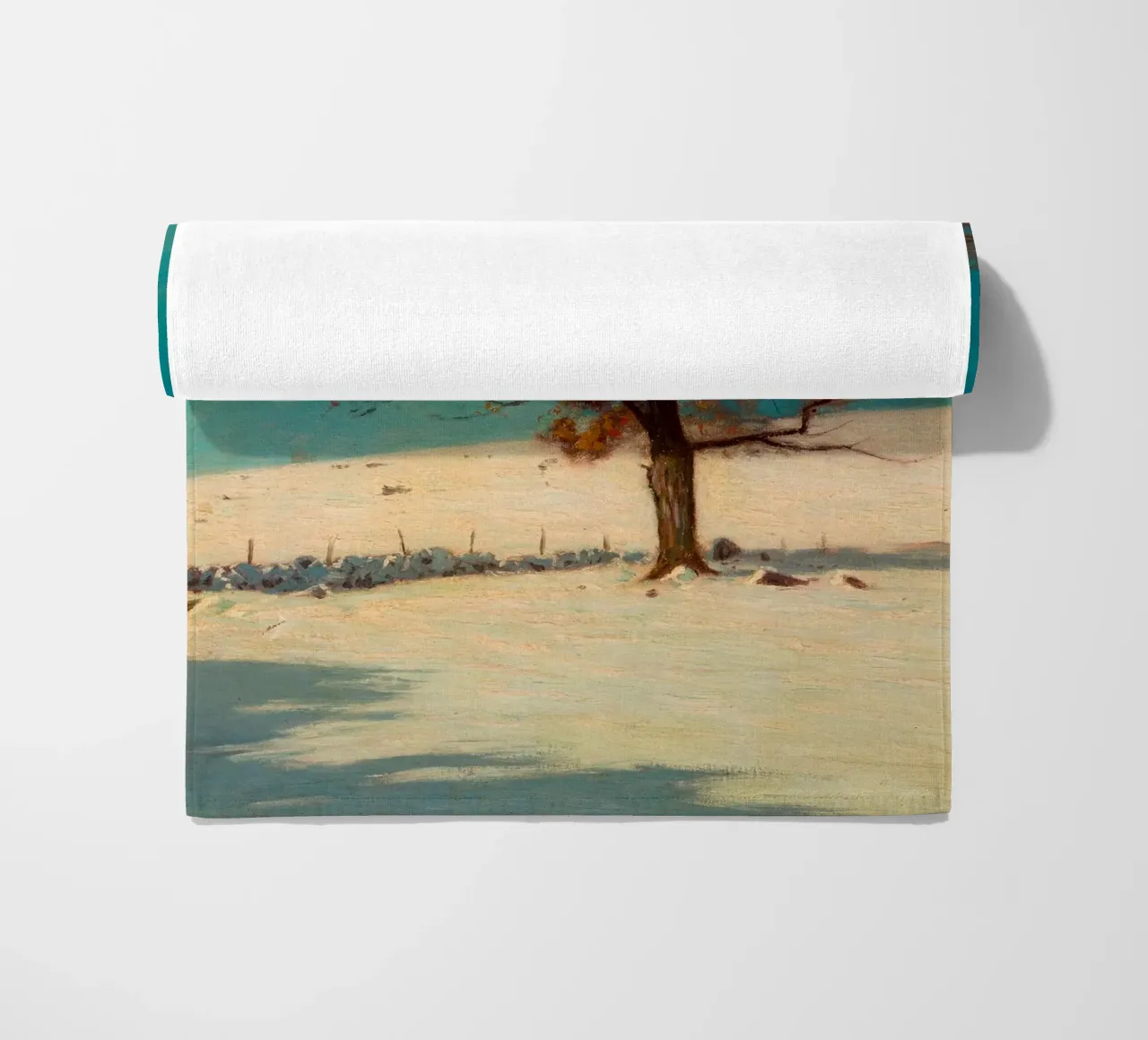 L. Birge Harrison: Vecchie querce sfiduciate telo mare da Little Art Histories