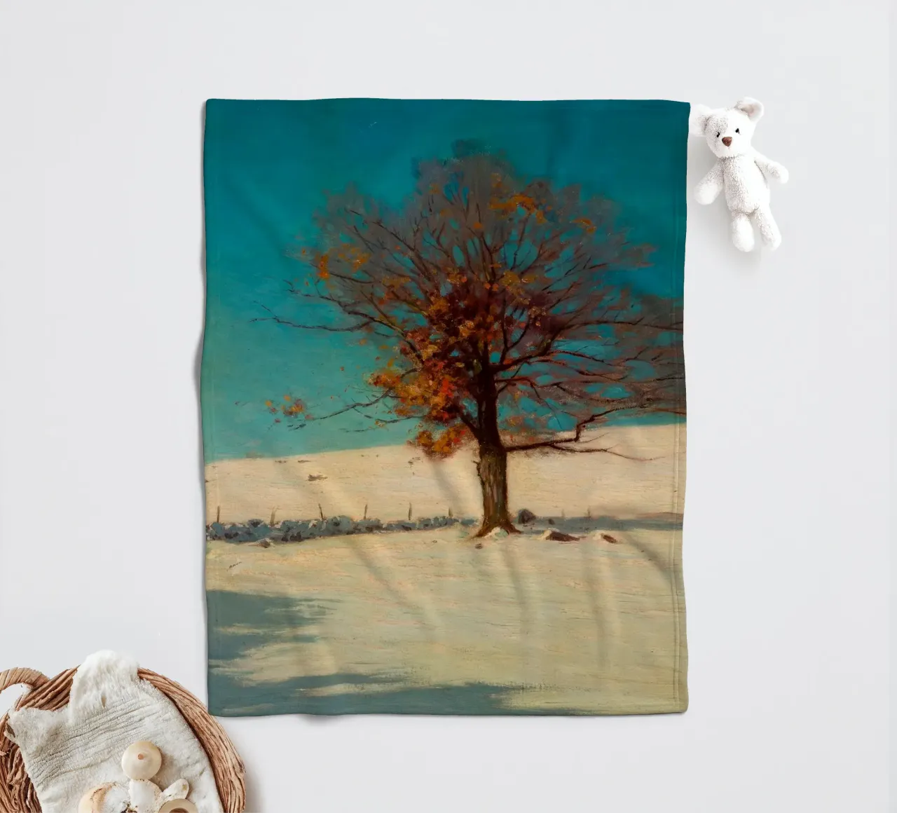 L. Birge Harrison: Vecchie querce sfiduciate coperta in pile da Little Art Histories