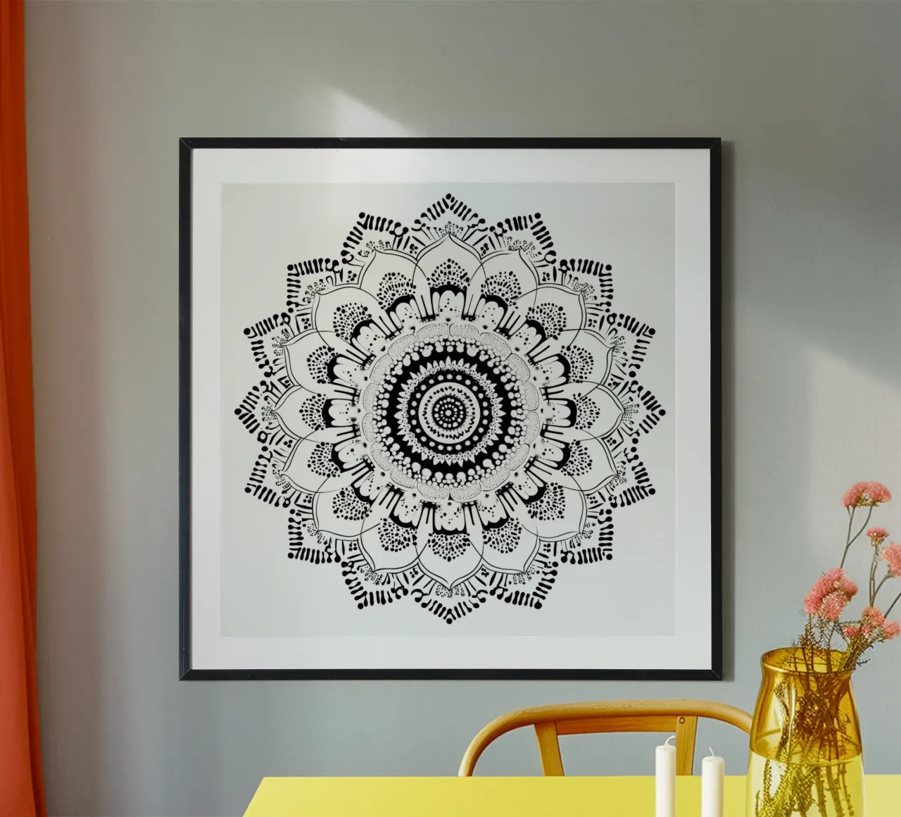 Mandala in bianco e nero carta hahnemühle da Spiritual Touch