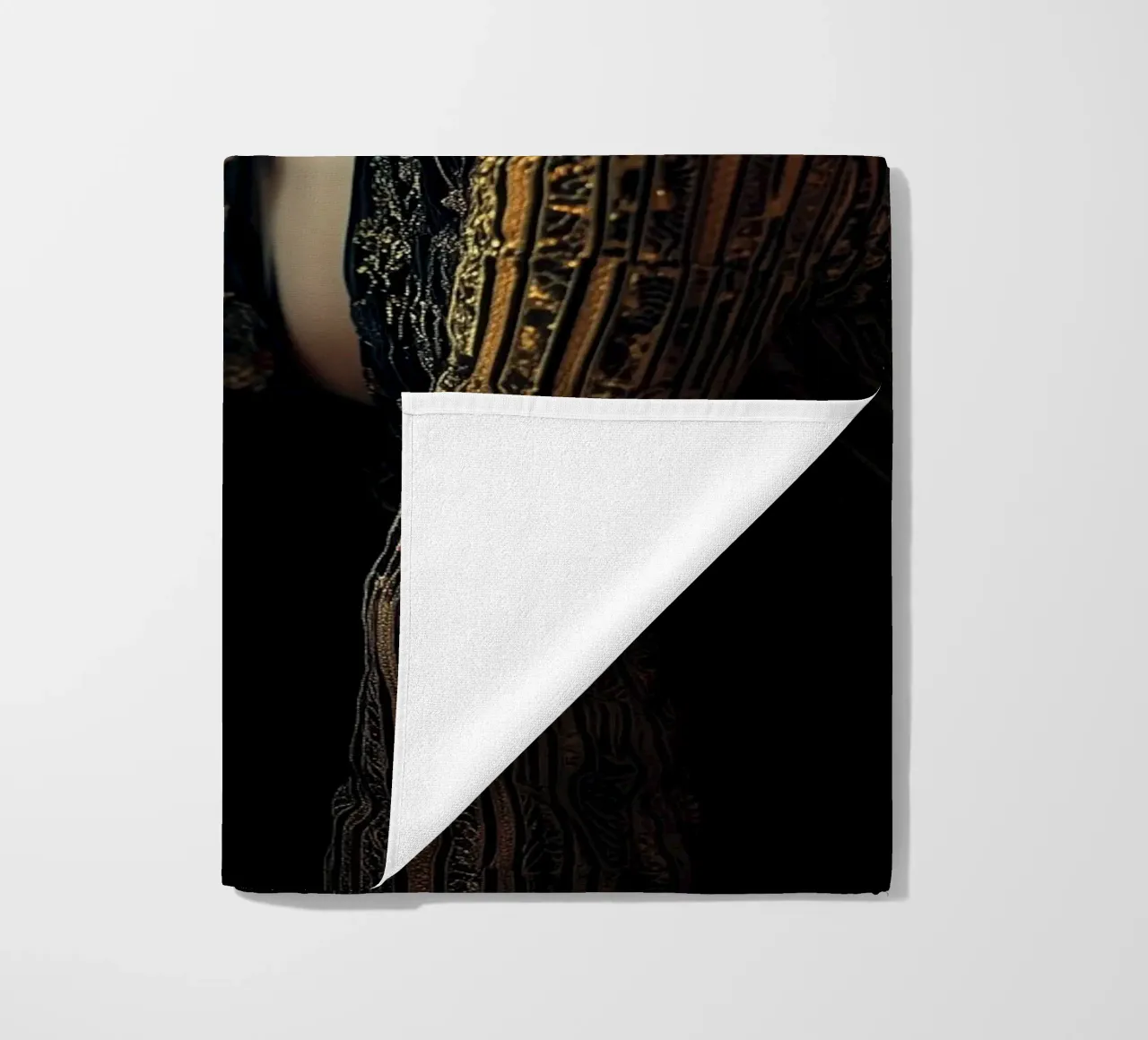 Café Society - Elegant Art Deco Portrait Print telo mare da Synthaira