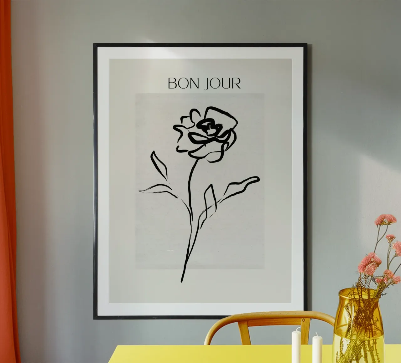 Bon Jour No 01 carta hahnemühle da treechild