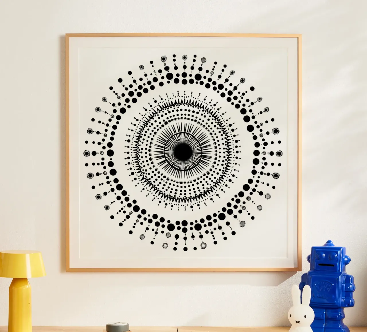 Mandala in bianco e nero carta hahnemühle da Spiritual Touch