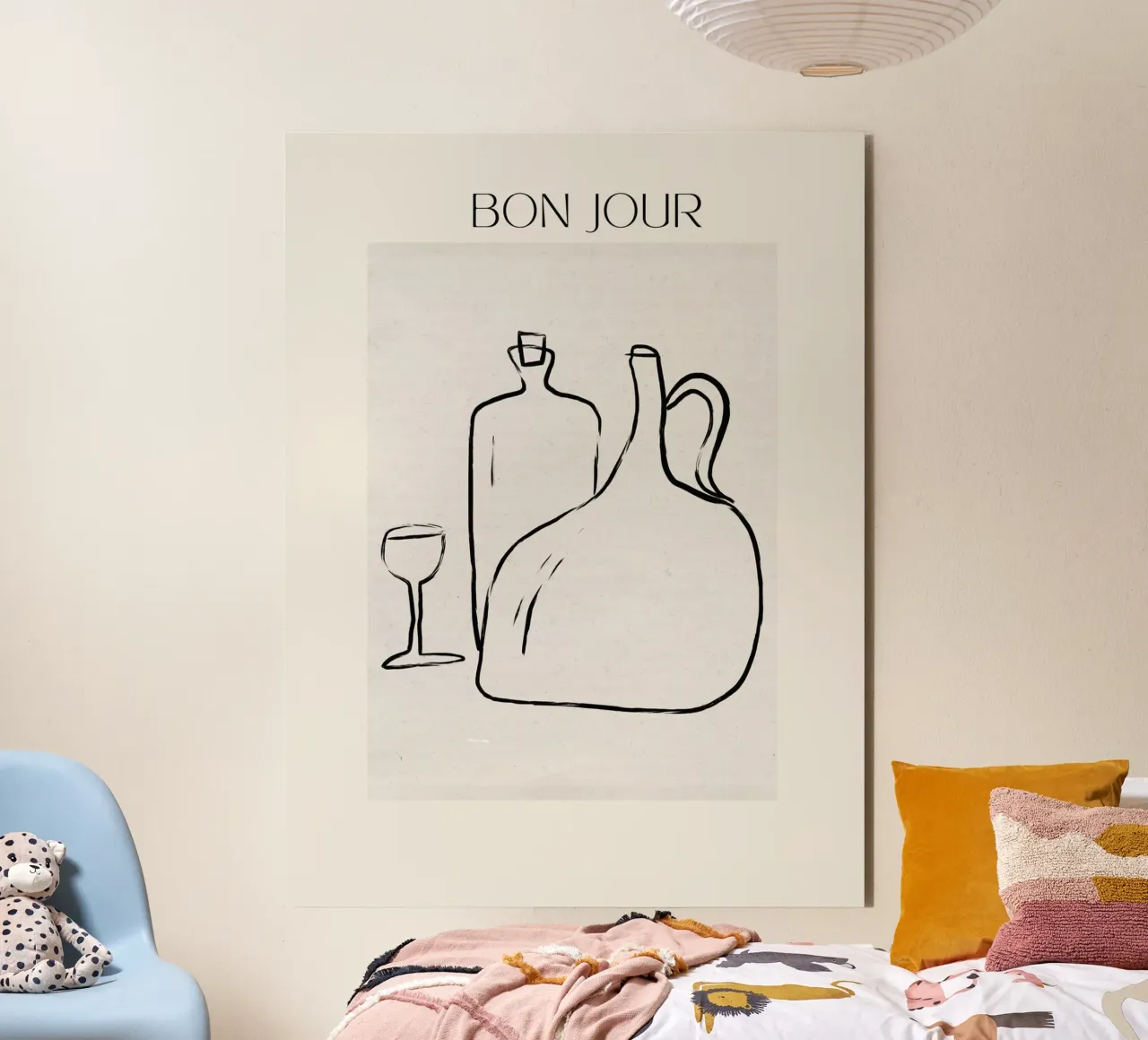 Bon Jour No 02 alluminio dibond da treechild