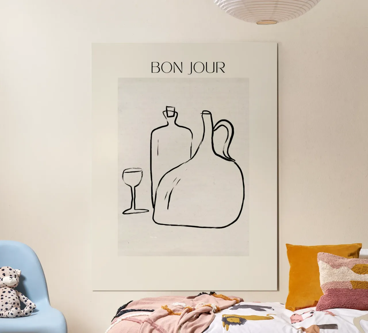 Bon Jour No 02 carta hahnemühle da treechild