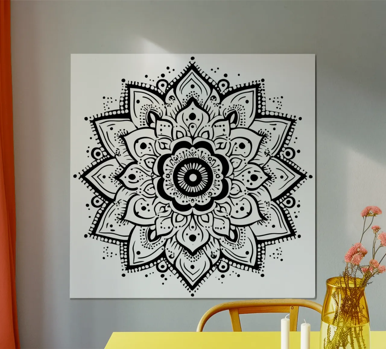 Mandala in bianco e nero carta hahnemühle da Spiritual Touch