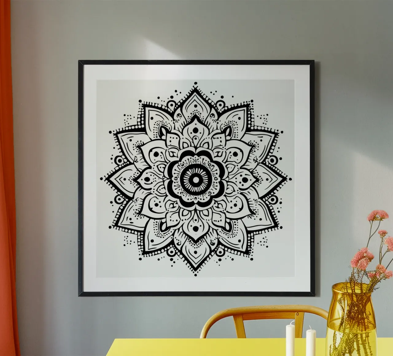 Mandala in bianco e nero carta hahnemühle da Spiritual Touch