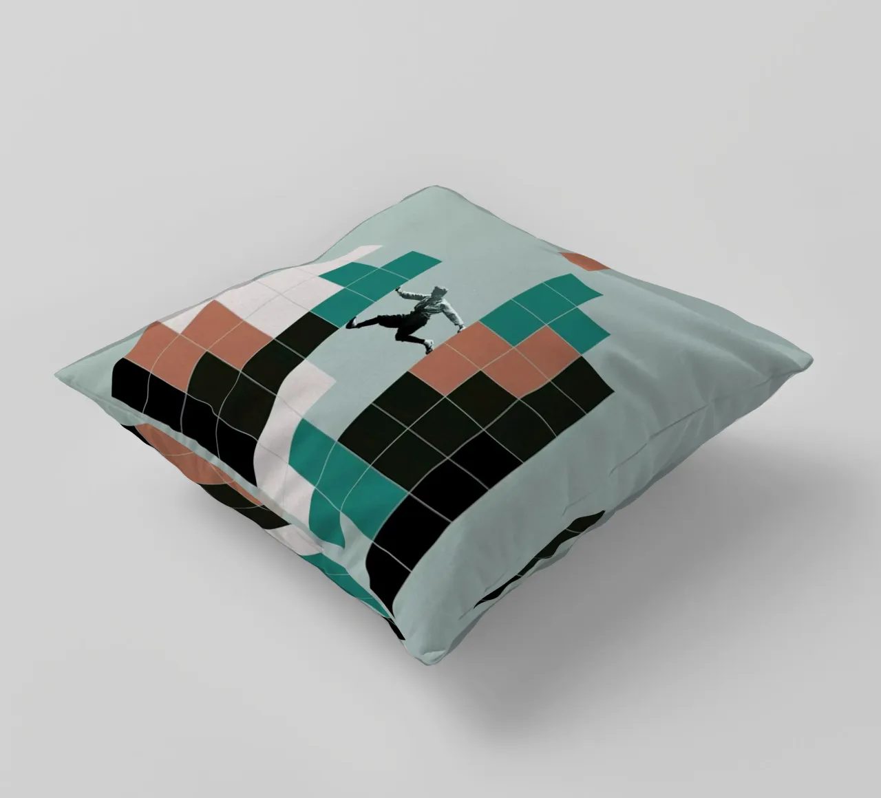 Life decorative cushion by Maarten Léon