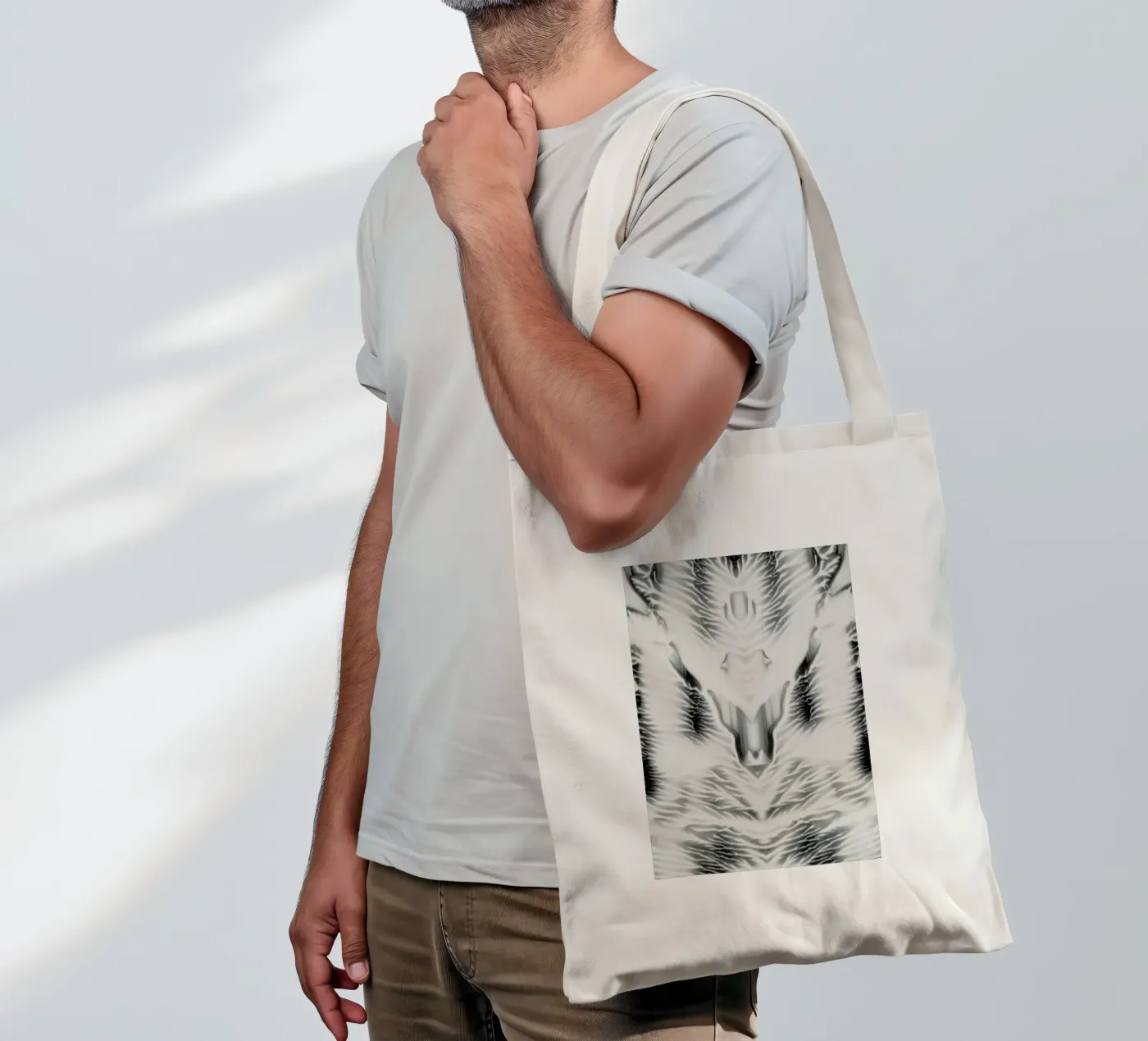 External tote bag by Bryon S. White