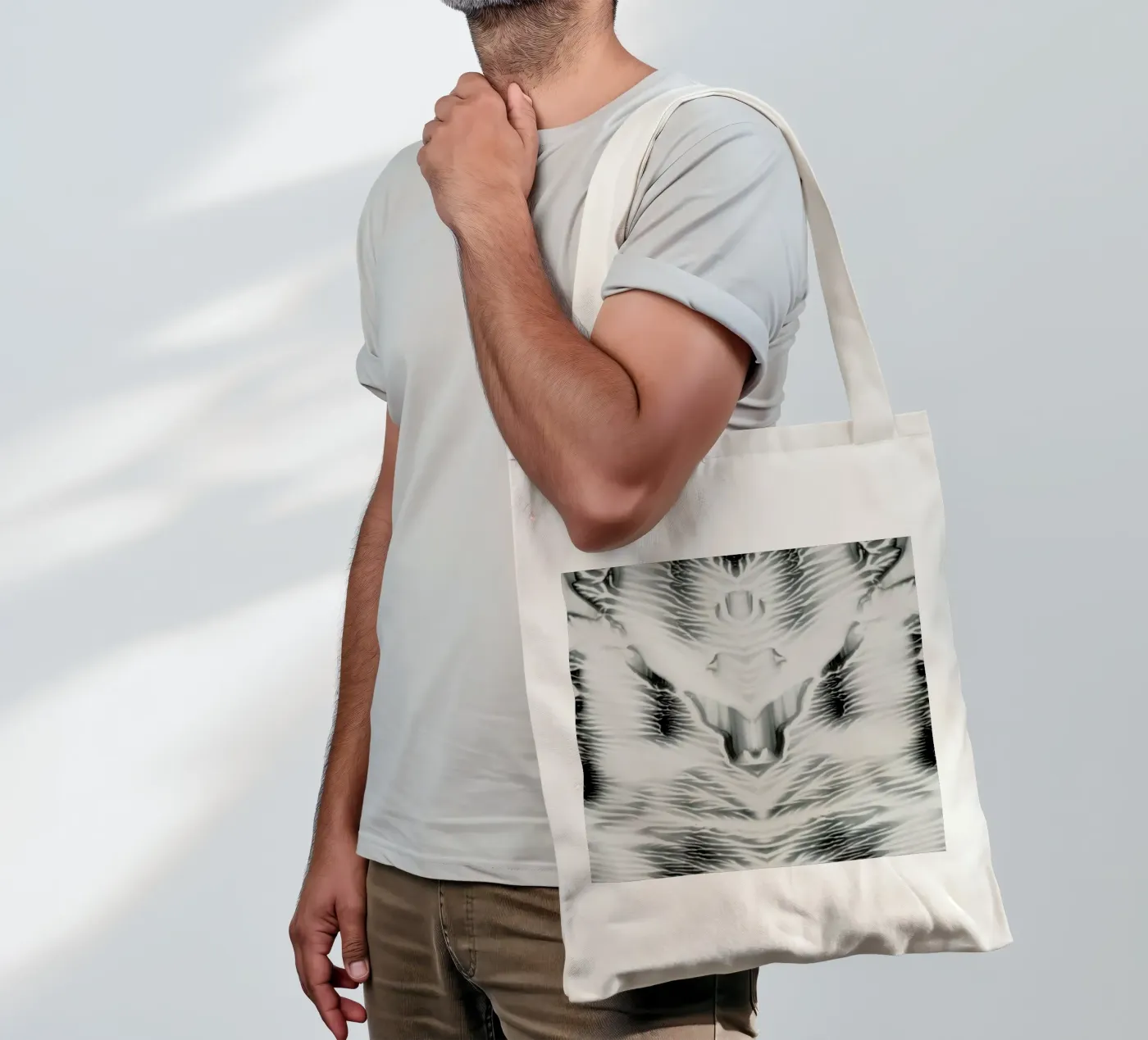 External tote bag by Bryon S. White