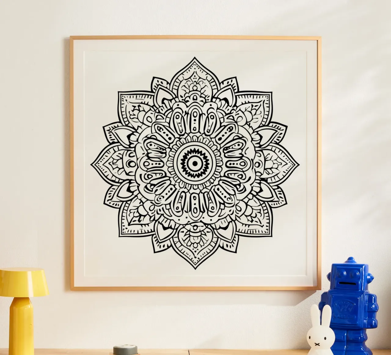 Mandala in bianco e nero carta hahnemühle da Spiritual Touch