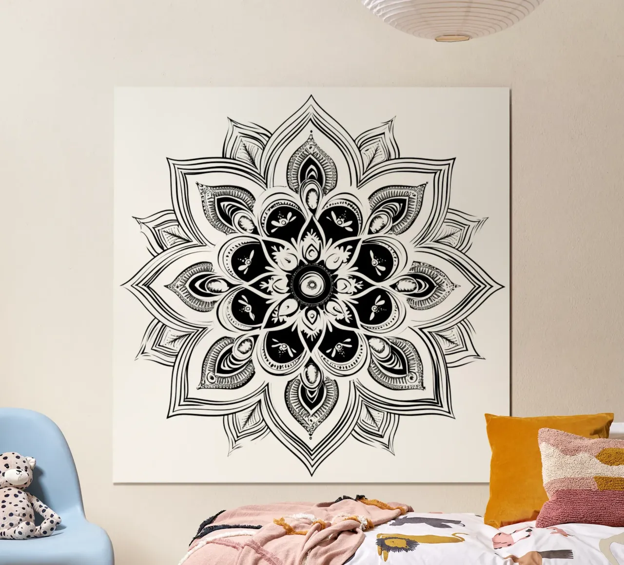 Mandala in bianco e nero carta hahnemühle da Spiritual Touch