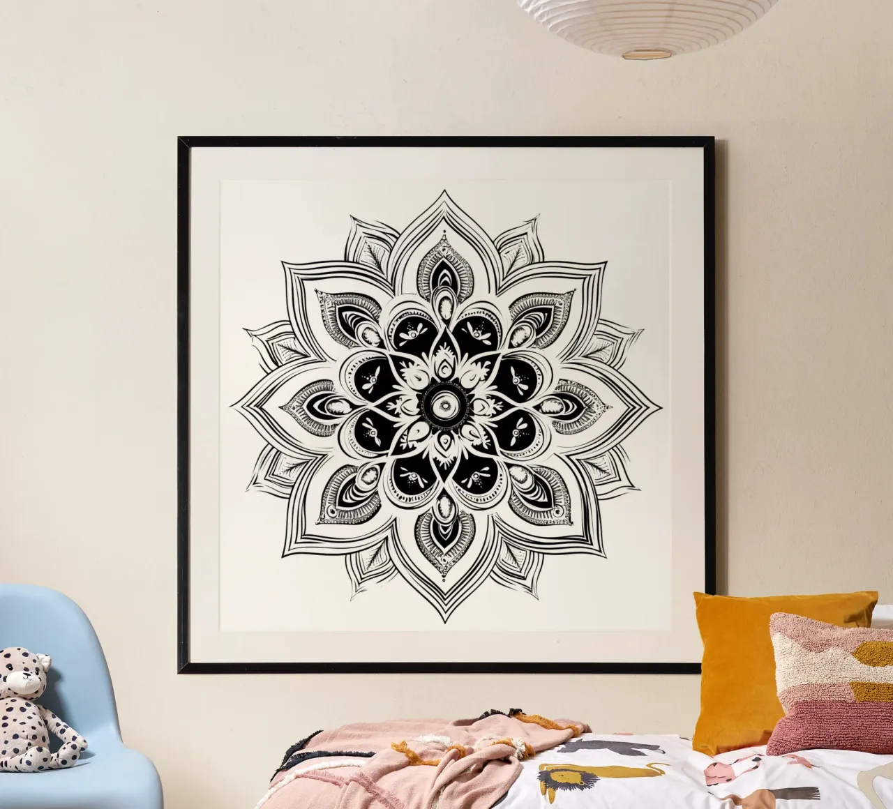 Mandala in bianco e nero carta hahnemühle da Spiritual Touch