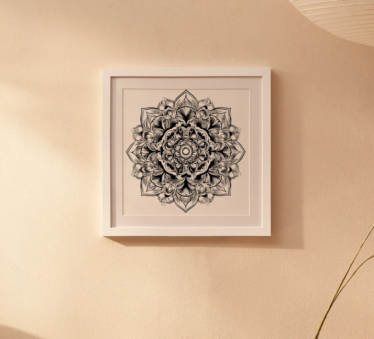 Mandala in bianco e nero carta hahnemühle da Spiritual Touch