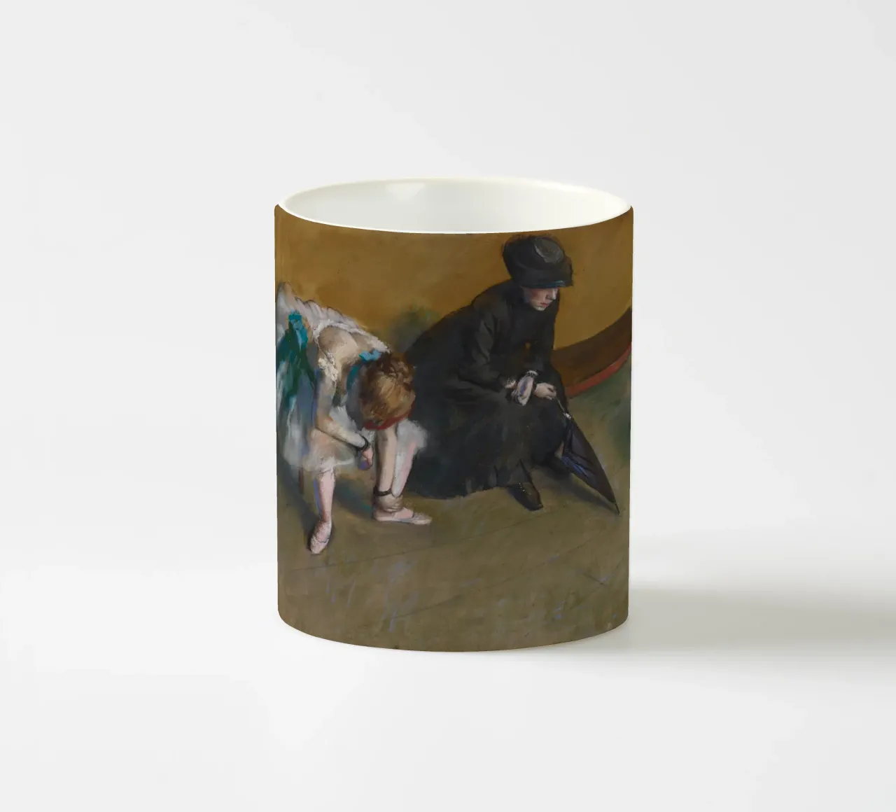 Edgar Degas - Attesa tazza in ceramica da Timeless Artworks