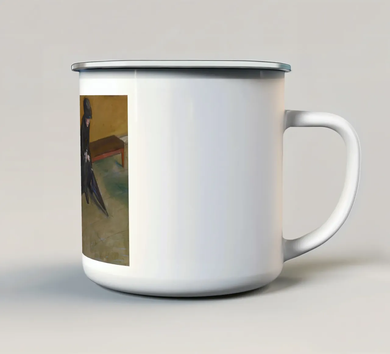 Edgar Degas - Attesa tazza in smalto da Timeless Artworks