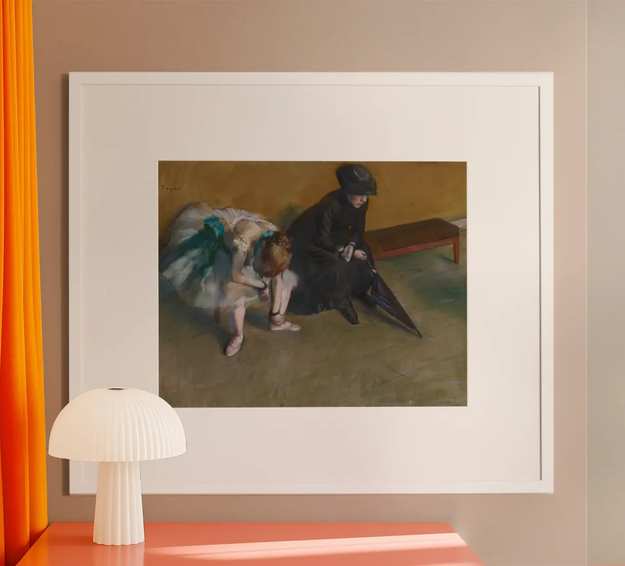 Edgar Degas - Attesa poster da Timeless Artworks