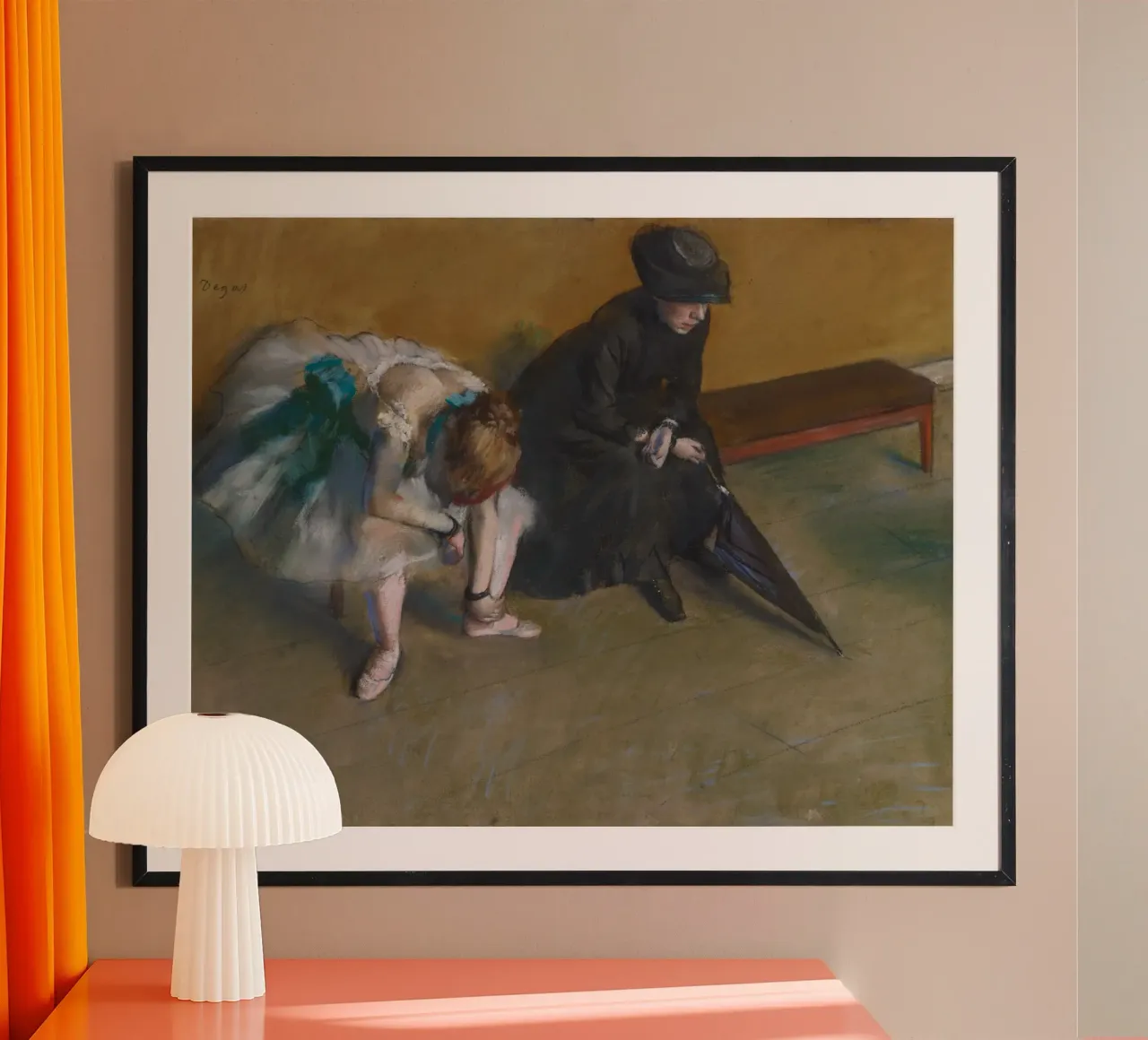 Edgar Degas - Attesa poster da Timeless Artworks