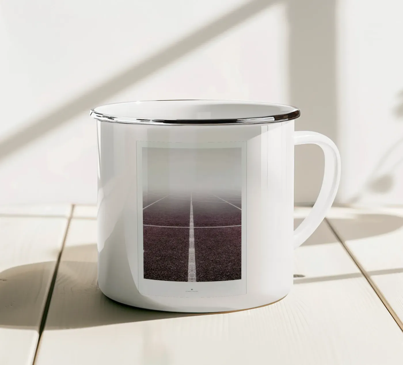 Run enamel mug by Nordic Creators