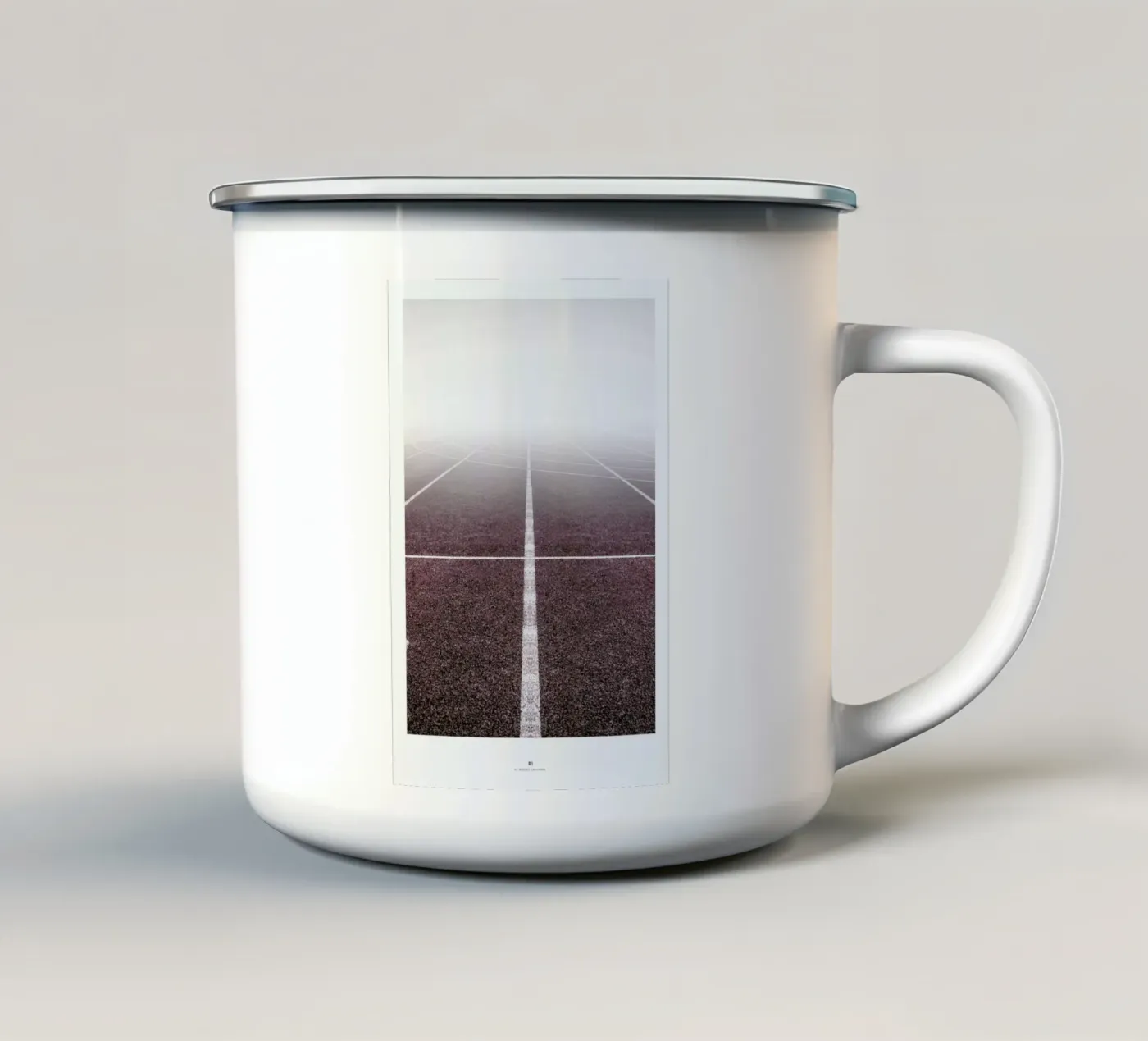 Run enamel mug by Nordic Creators